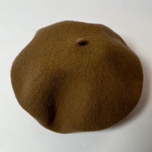 Classic Wool Beret | Camel Brown | French Style | New | Timeless Chic Hat